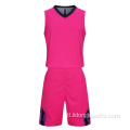 Pakyawan pasadyang polyester murang basketball jersey